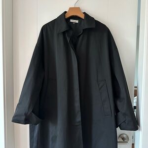 Mod Ref Classic oversized Black trench coat